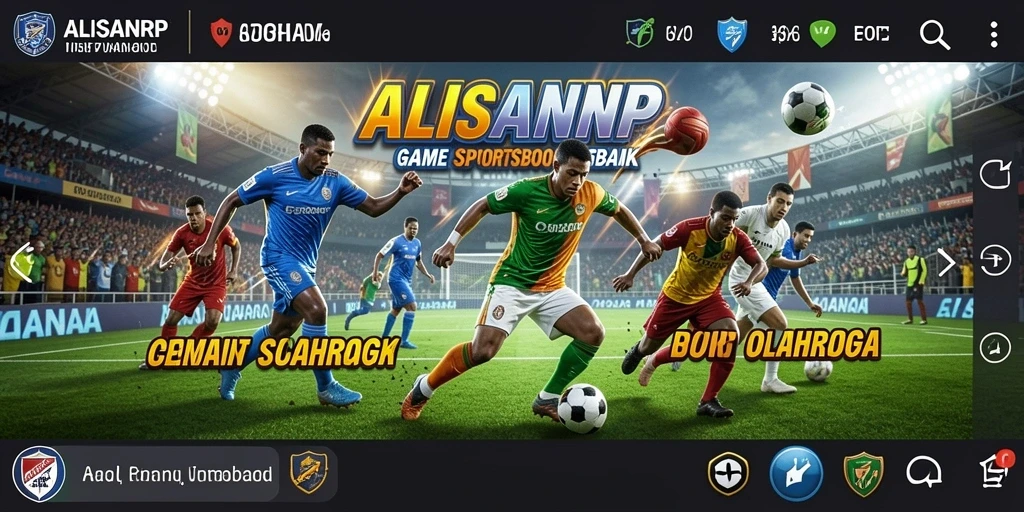 Tampilan gameplay ALISANRP yang menarik saat melakukan taruhan olahraga.