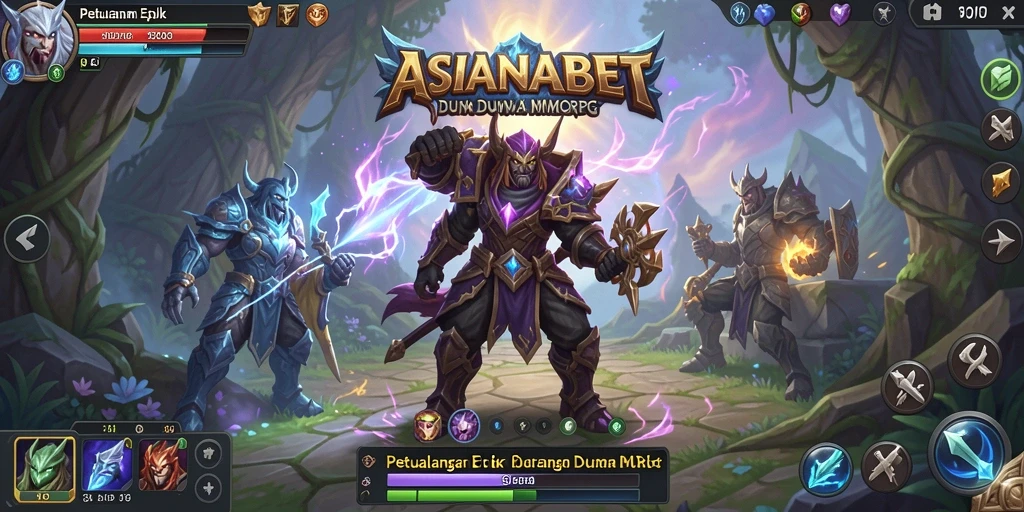 Tampilan gameplay ASIANABET yang menakjubkan dalam dunia MMORPG.
