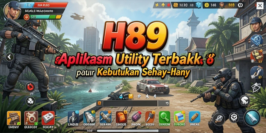 Screenshot H89 menampilkan antarmuka pengguna yang intuitif dan berbagai fitur utilitas yang bermanfaat.