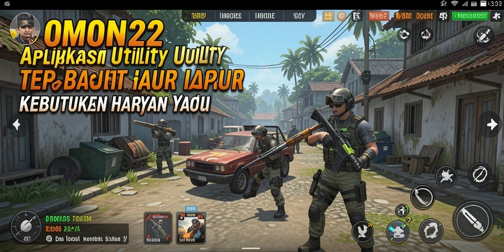 Screenshot OMON22 menampilkan fitur utility yang canggih dan antarmuka yang ramah pengguna.