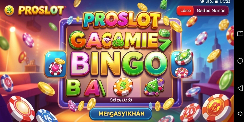 Tampilan gameplay seru PROSLOT yang penuh aksi Bingo.