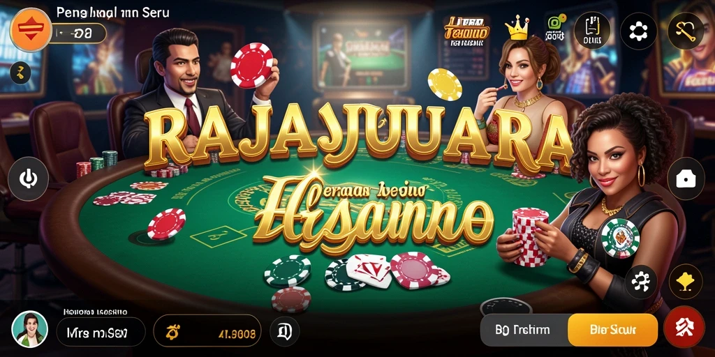 Tampilan gameplay seru dari RAJAJUARA di Live Casino.